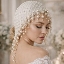 Pearl Tassel Bridal Hair Band Headpiece